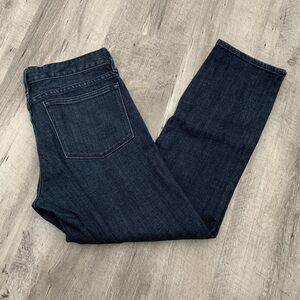 J. CREW Jeans Womens 28 Stretch Toothpick Skinny Blue Dark Wash Denim Low Rise